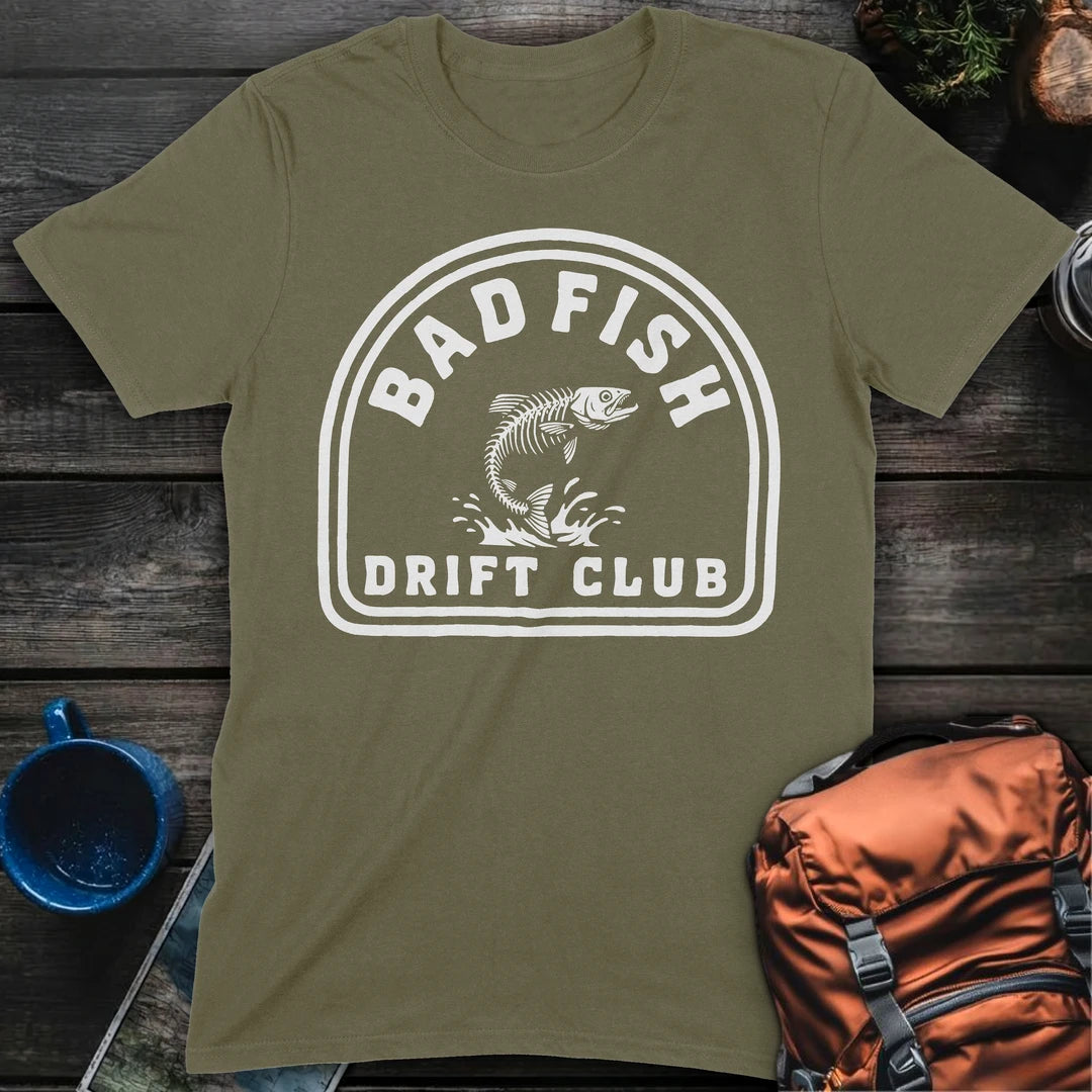 Bad Fish Drift Club - Military Green