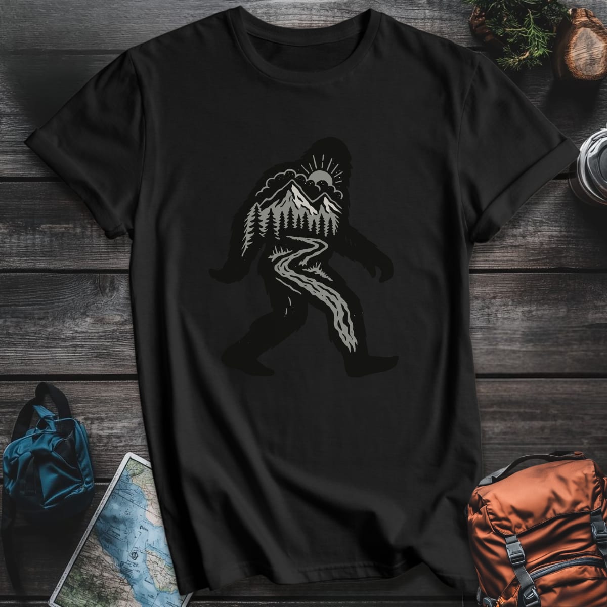 Wilderness Walker T-Shirt - Black variant