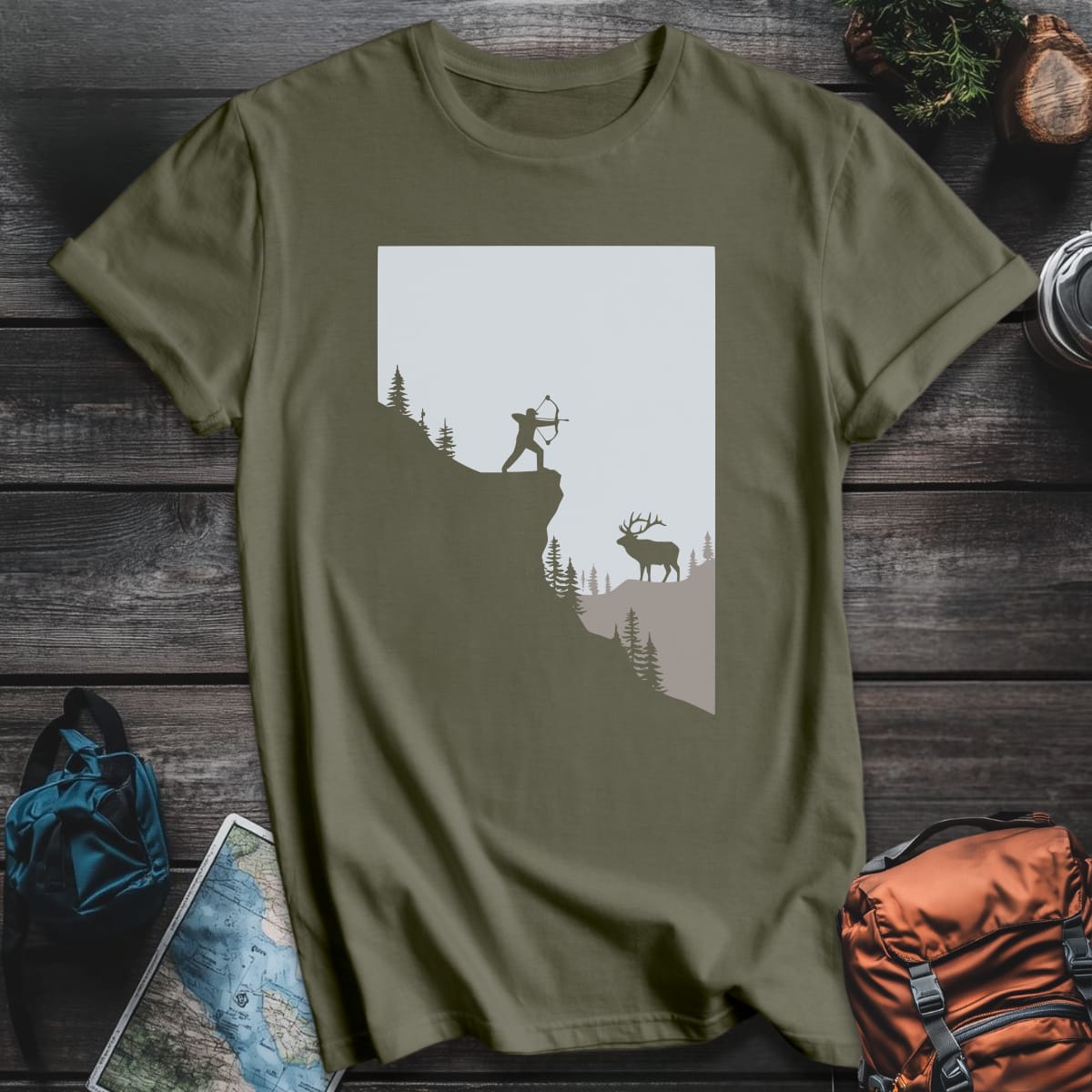 Elk Ridge T-Shirt - Military Green variant