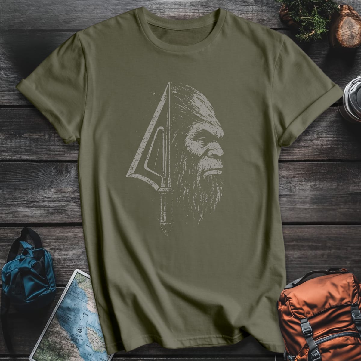 Primitive Hunter T-Shirt - Military Green variant