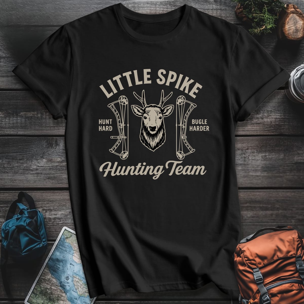 Little Spike Hunter T-Shirt - Black variant