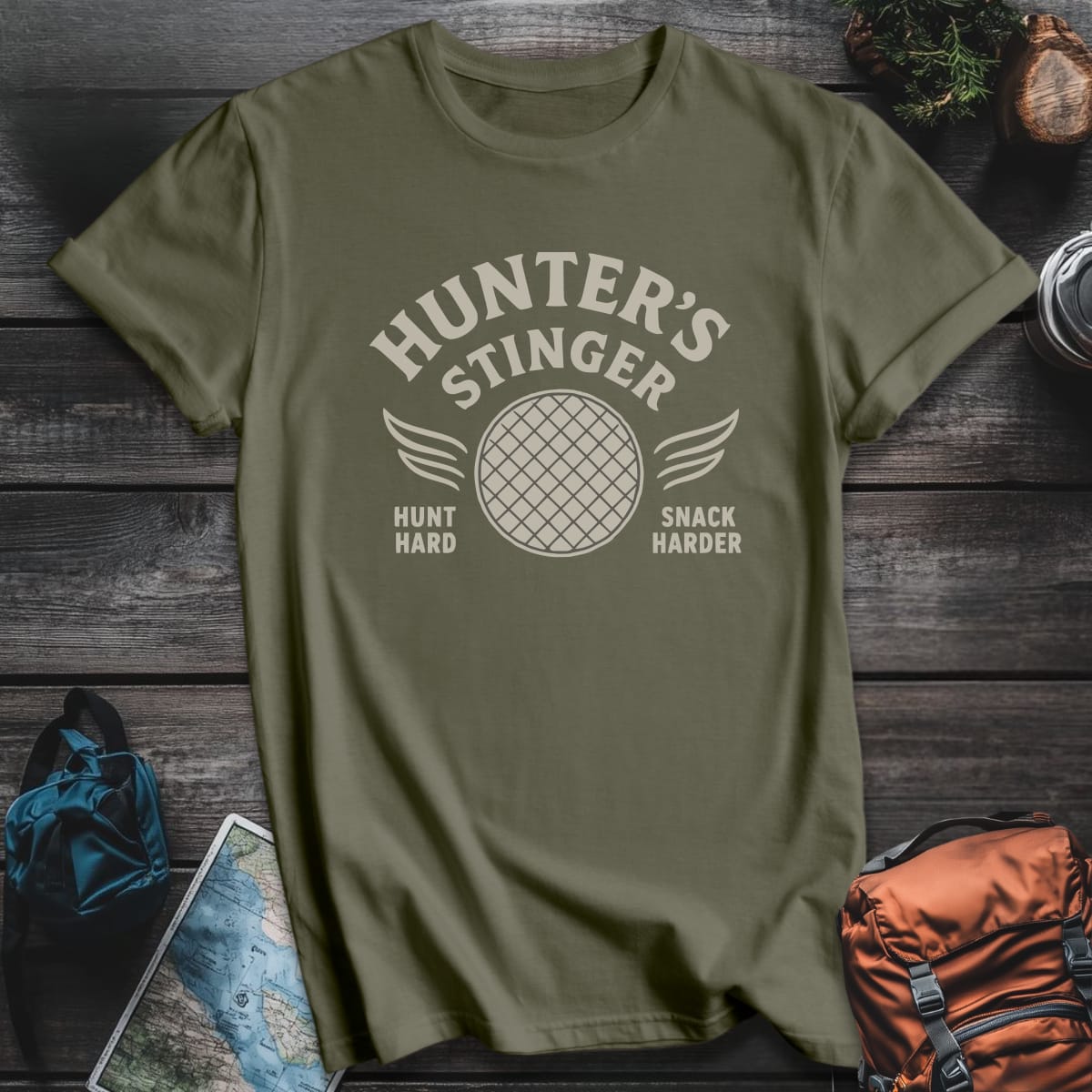 Hunter Stinger T-Shirt - Military Green variant