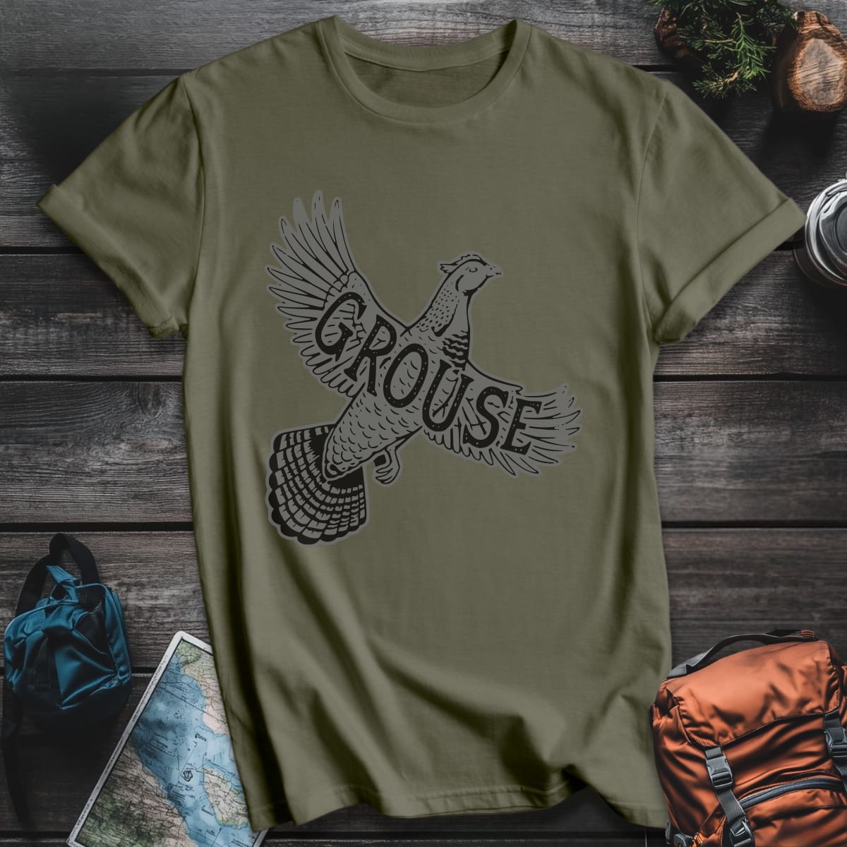 Grouse T-Shirt - Military Green variant