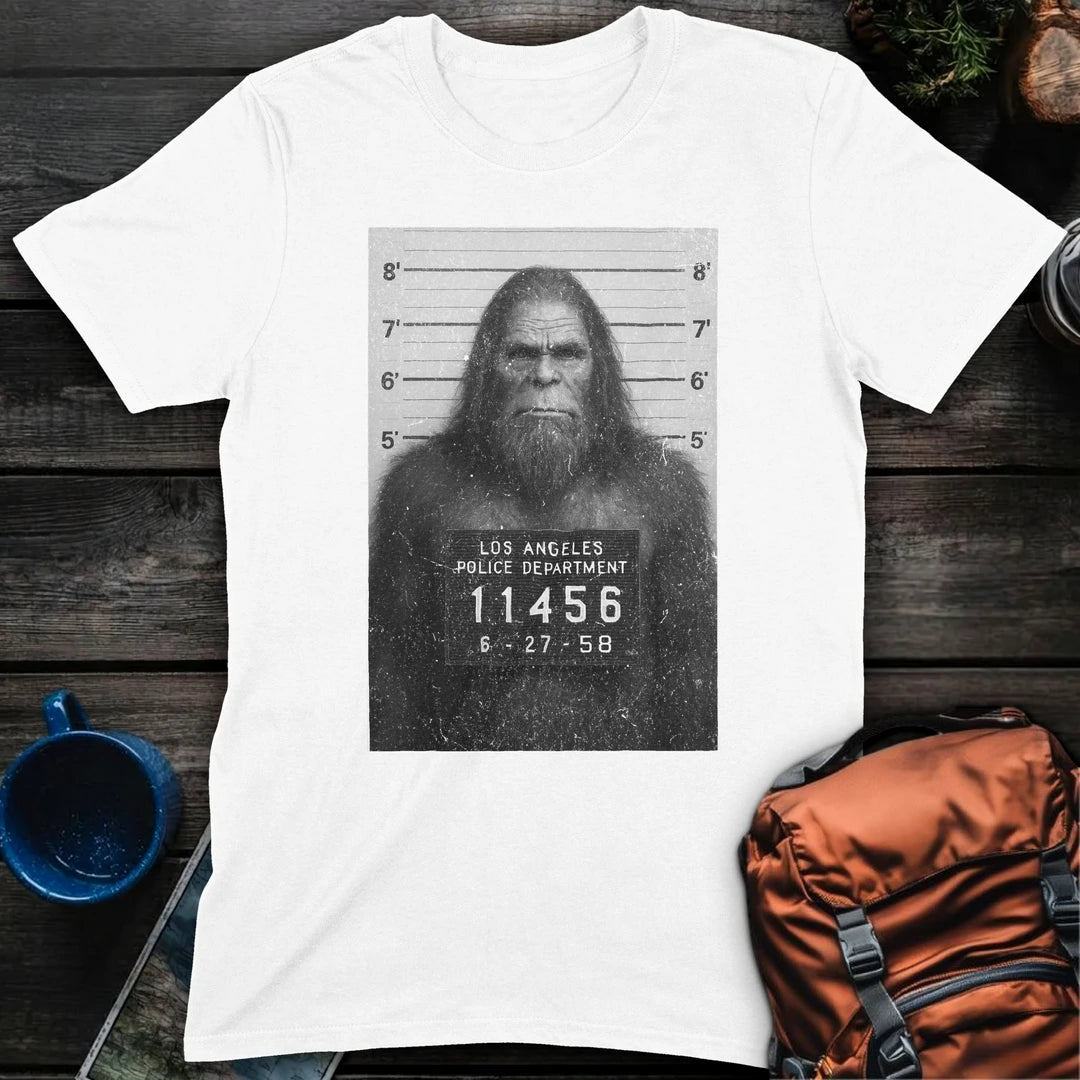 Mugshot Sasquatch - White