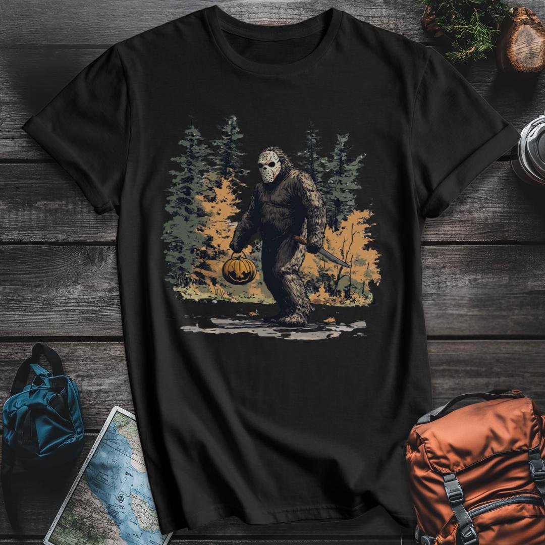 Printify T-Shirt Black / S Bigfoot Night Stalker T-Shirt