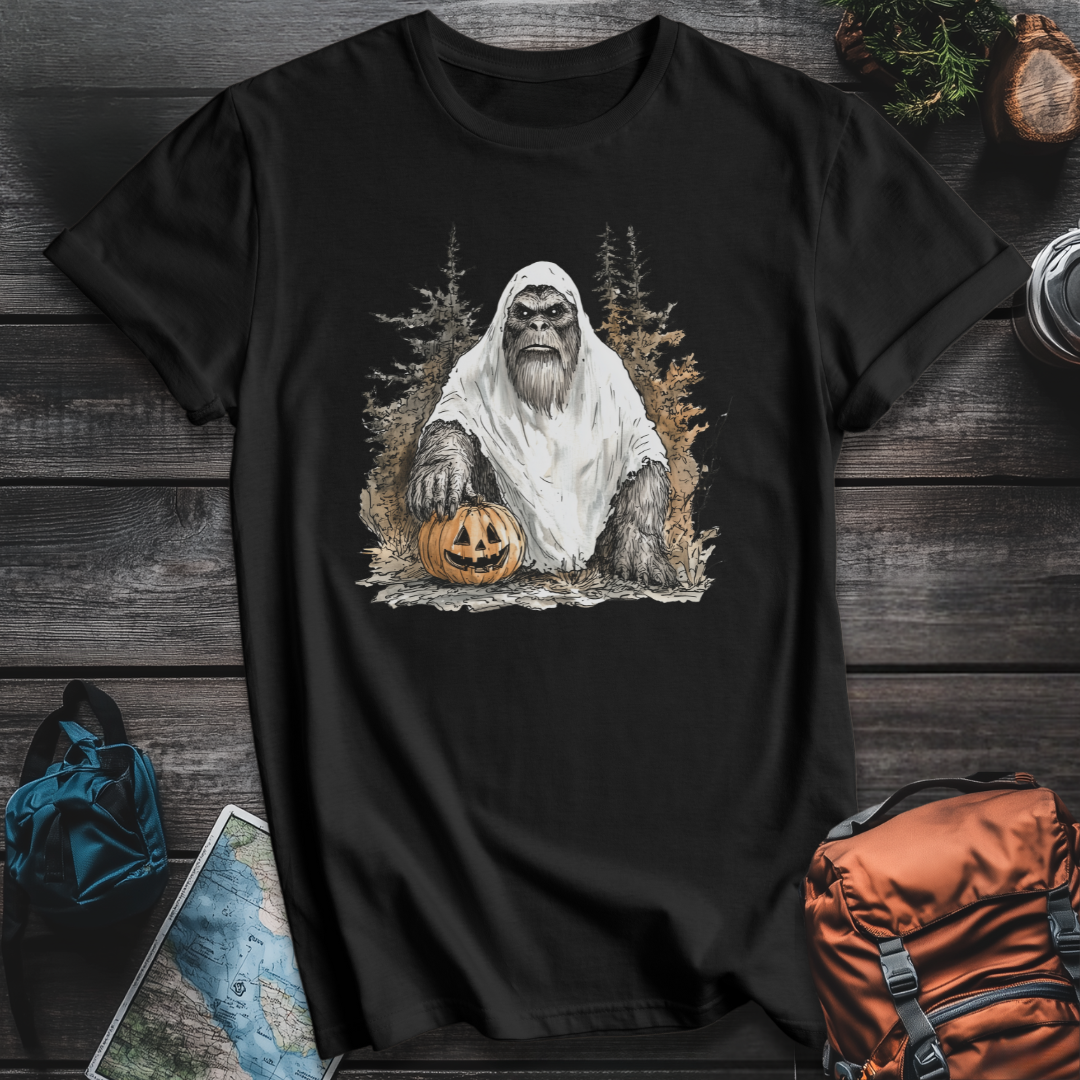 Printify T-Shirt Black / S Bigfoot Trick or Treat T-Shirt