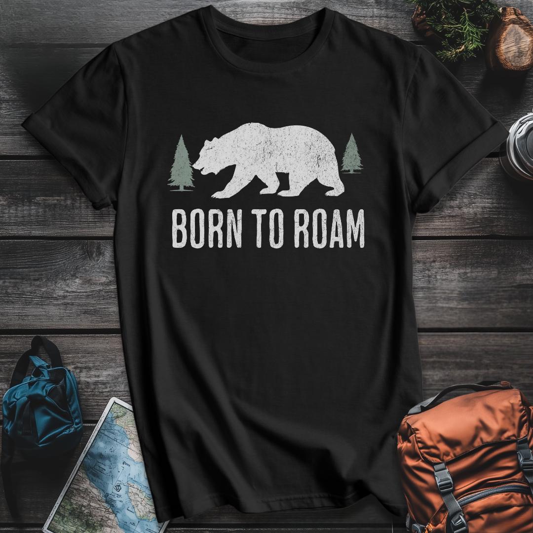 Printify T-Shirt Black / S Born to Roam T-Shirt