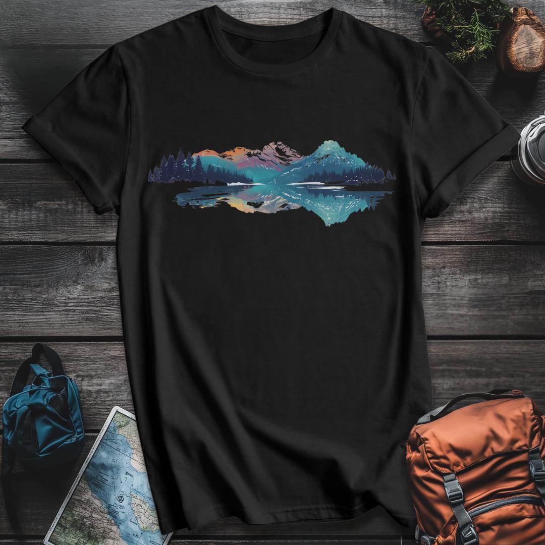 Colored Mountainscape T-Shirt