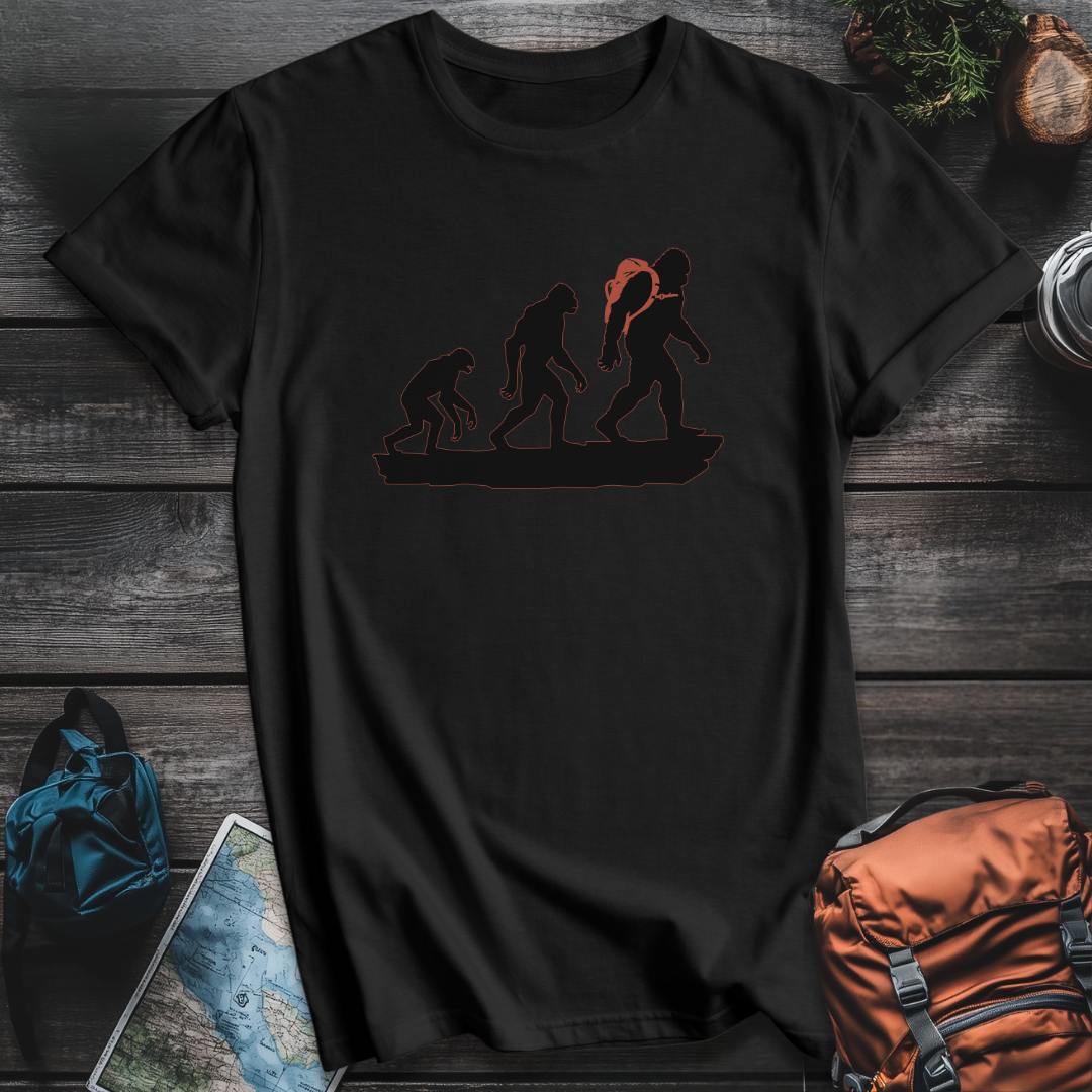 Printify T-Shirt Black / S Hiker Evolution T-Shirt