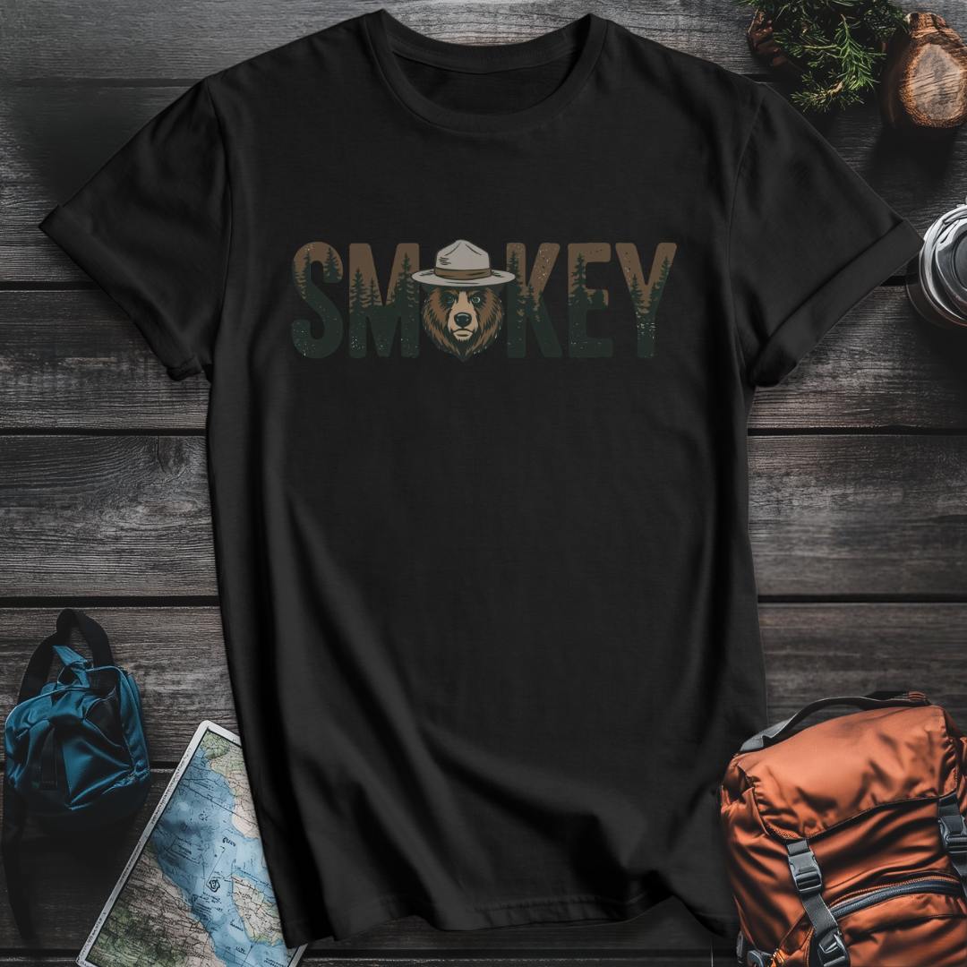 Printify T-Shirt Black / S Smokey T-Shirt