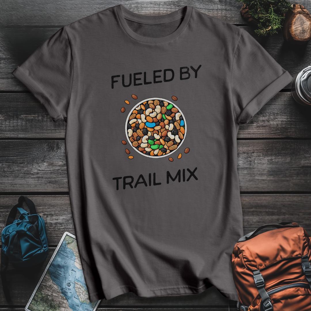 Printify T-Shirt Charcoal / S Fueled by Trail Mix Vintage T-Shirt
