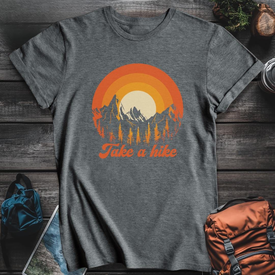 Printify T-Shirt Dark Heather / S Take a Hike T-Shirt