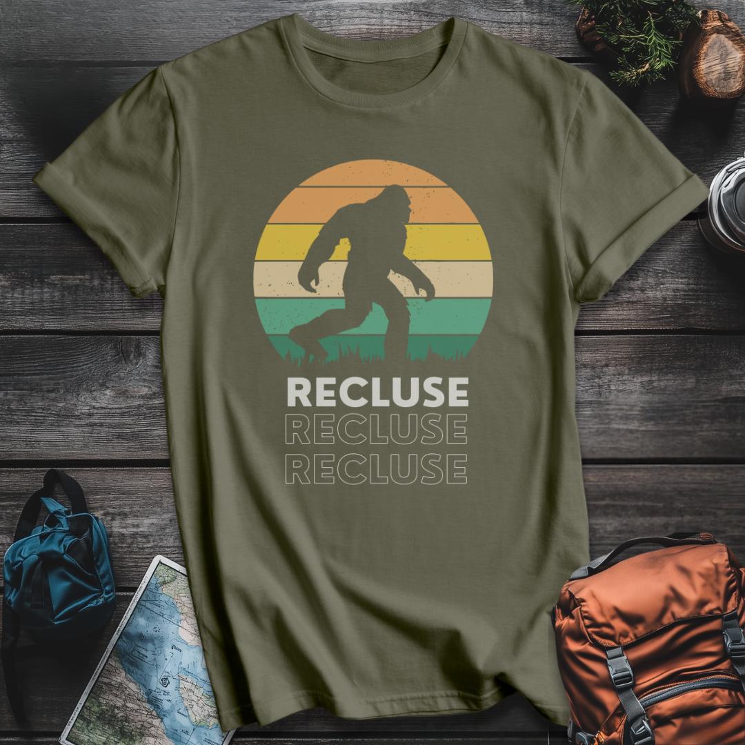 Printify T-Shirt Military Green / S Bigfoot Recluse T-Shirt