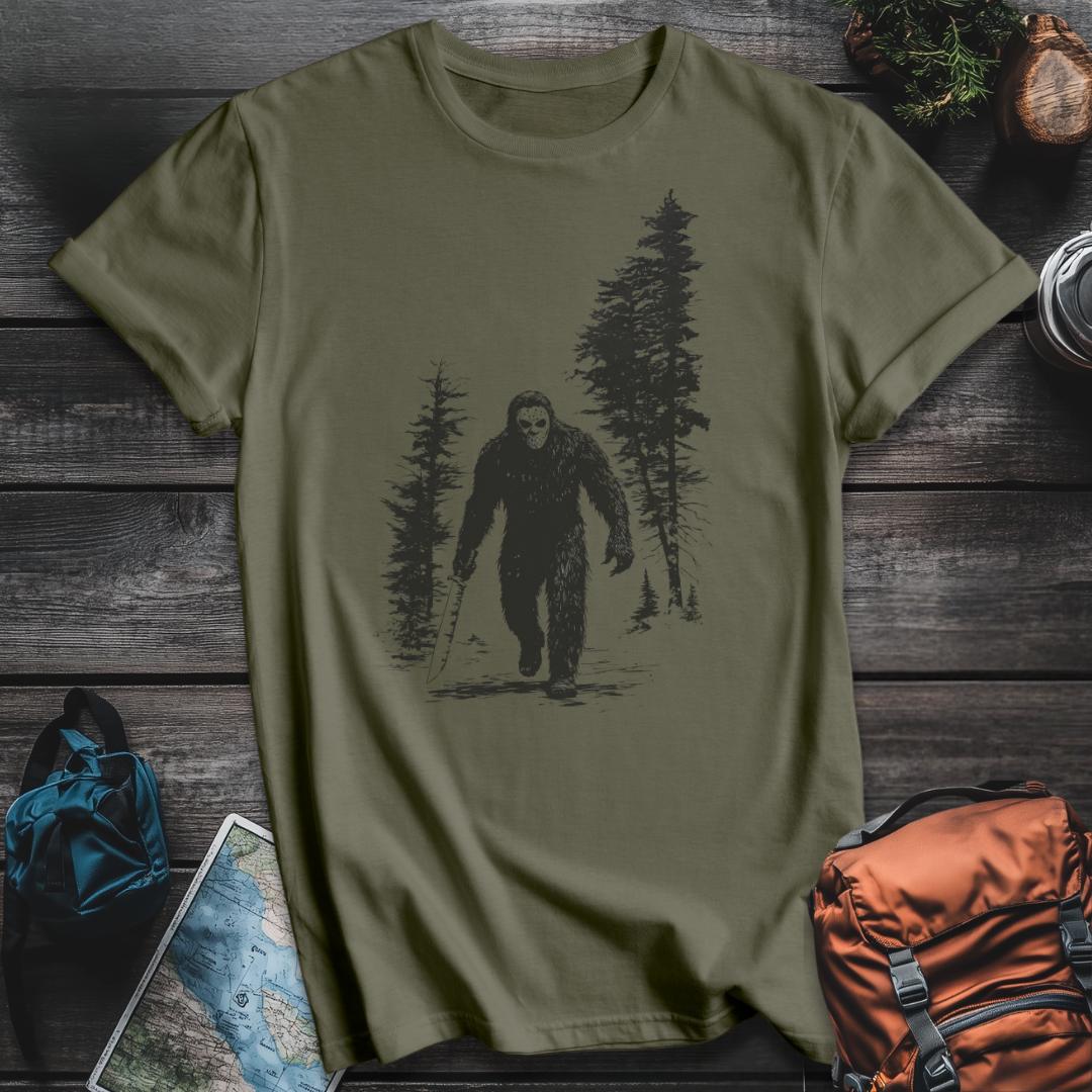 Printify T-Shirt Military Green / S Forest Fright T-Shirt