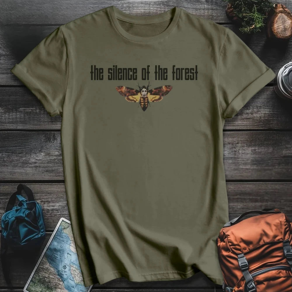 Printify T-Shirt Military Green / S Forest Silence T-Shirt