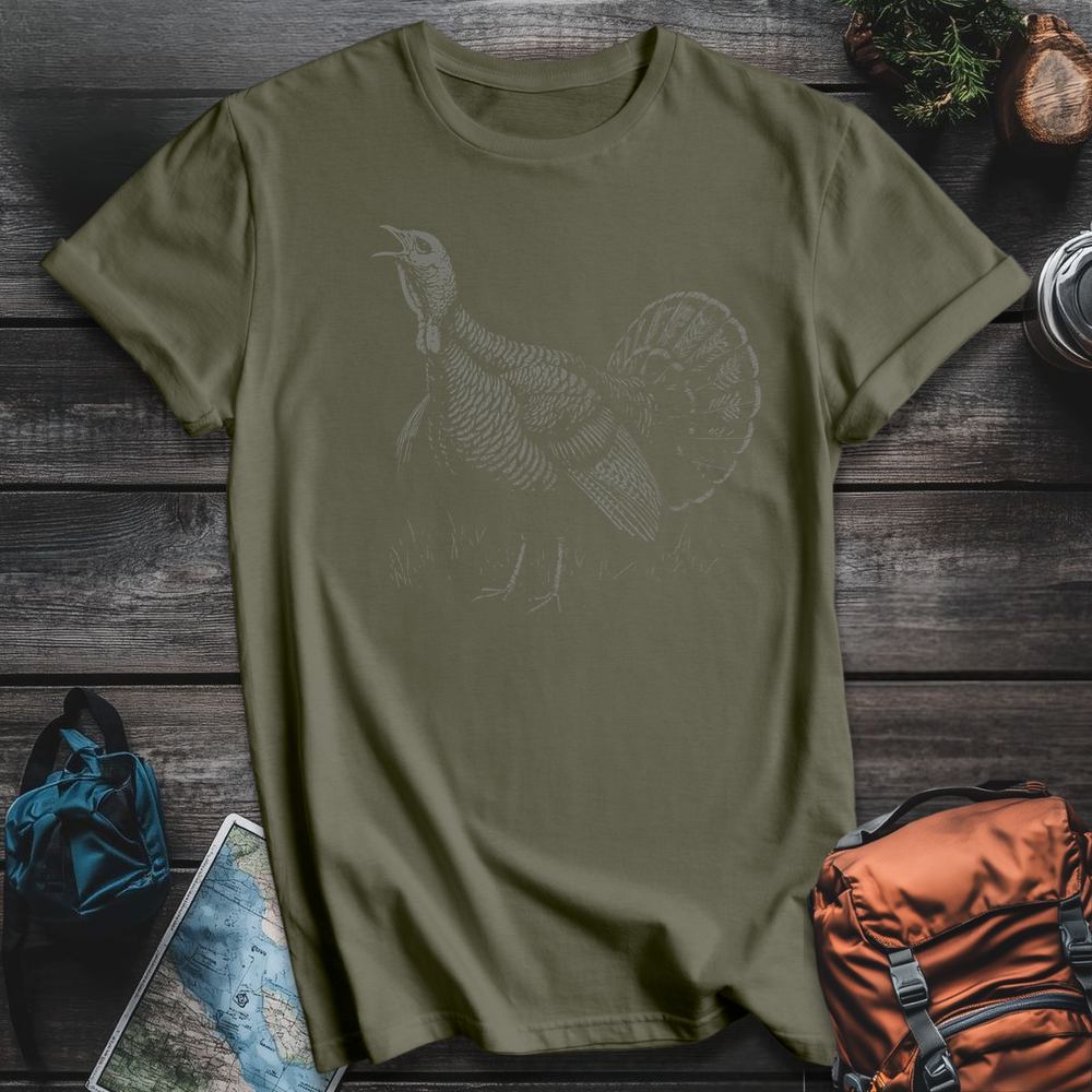 Printify T-Shirt Military Green / S Gobbler T-Shirt