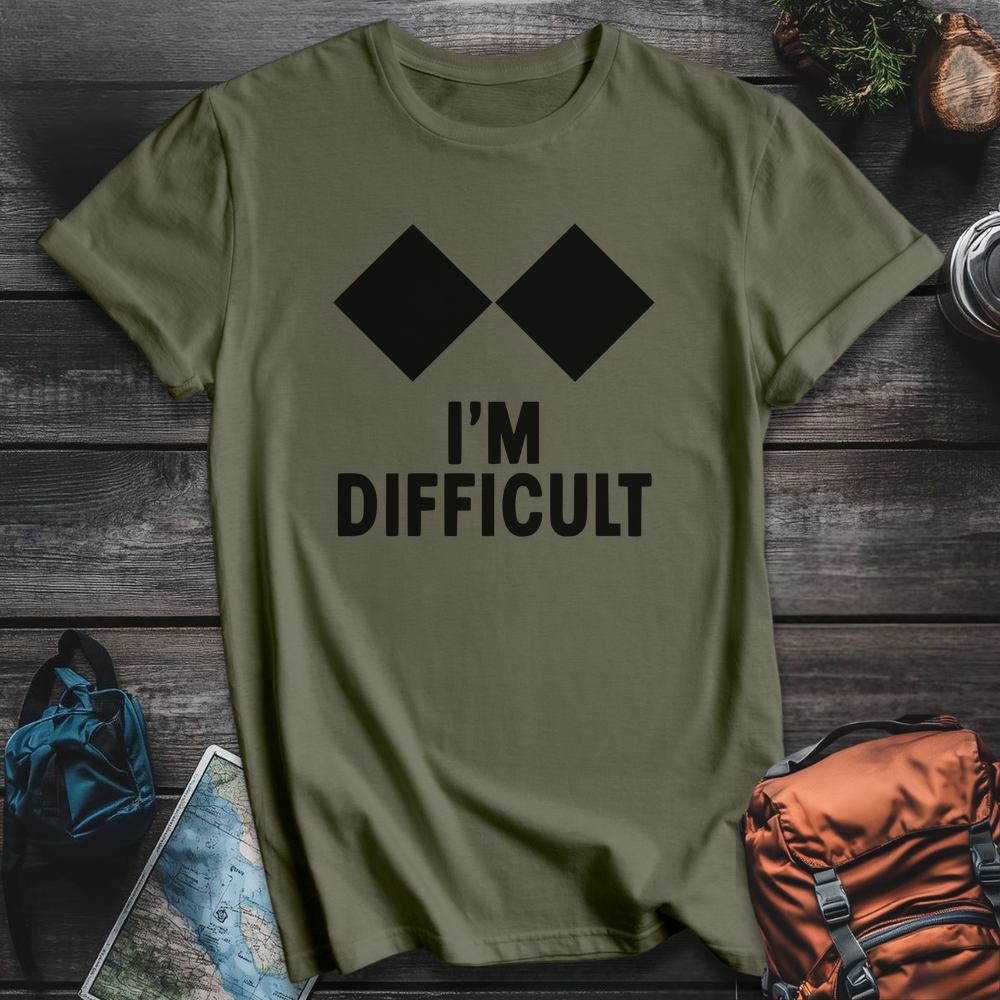 Printify T-Shirt Military Green / S Ride Black Diamond T-Shirt