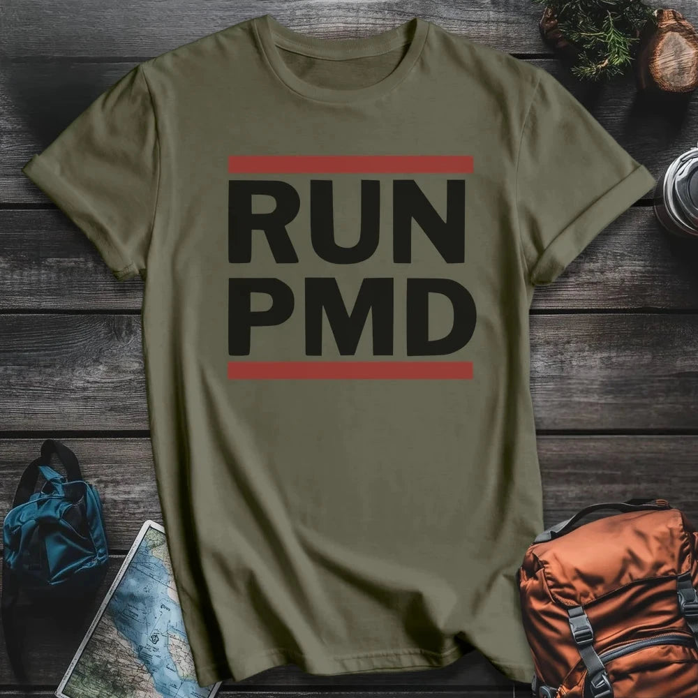 Printify T-Shirt Military Green / S Run Pale Morning Dunn T-Shirt