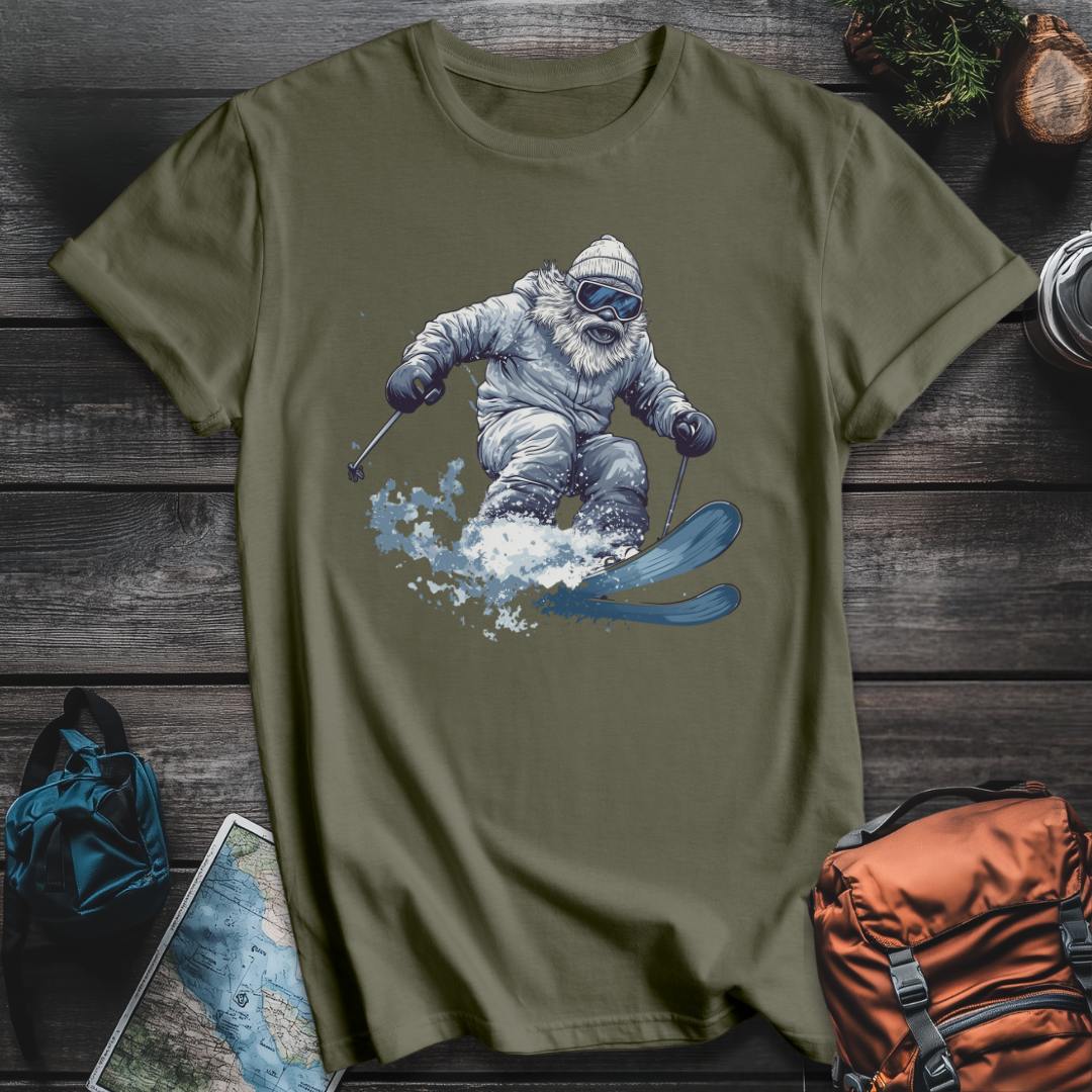 Printify T-Shirt Military Green / S Sasquatch Shreds T-Shirt