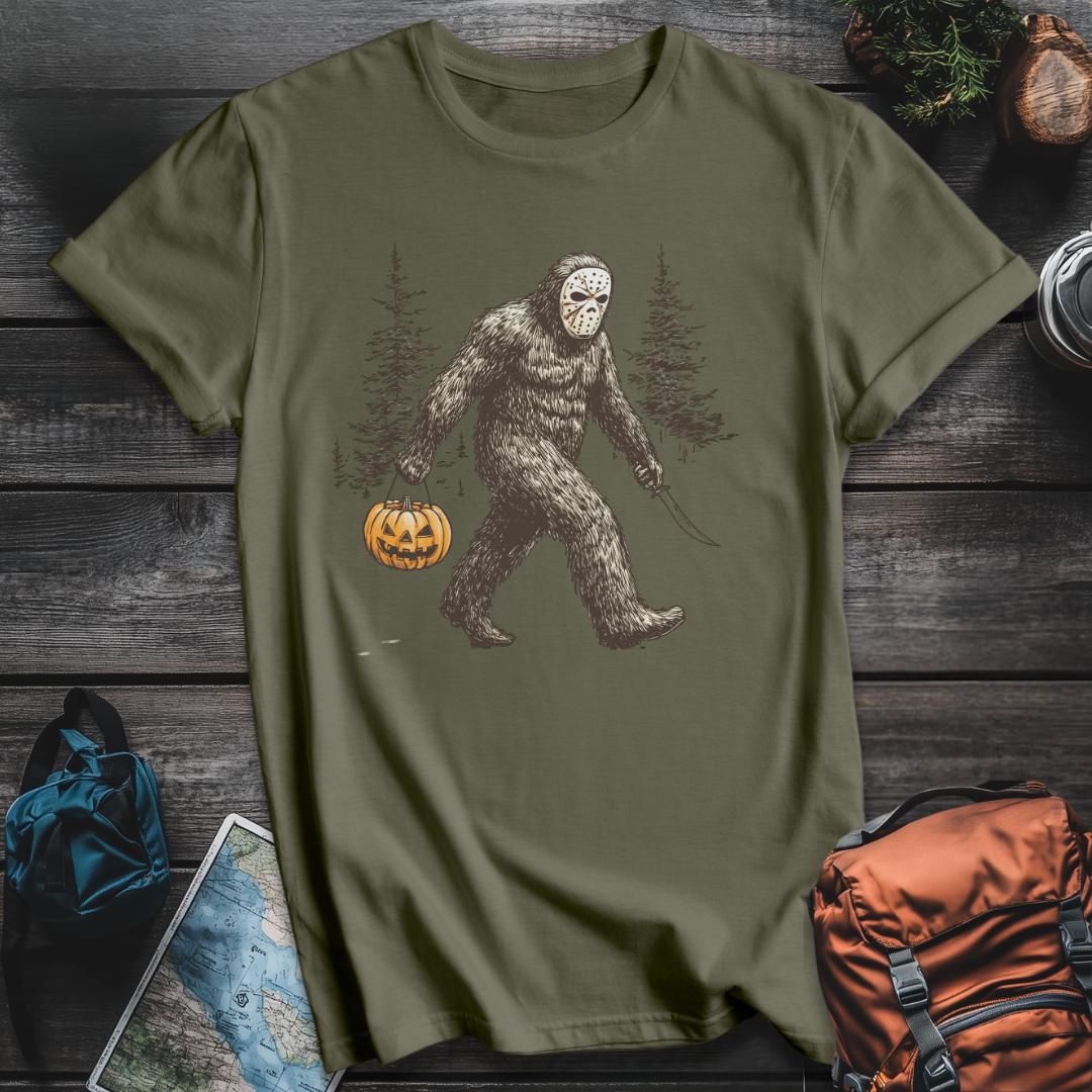 Printify T-Shirt Military Green / S Sasquatch Slayer T-Shirt