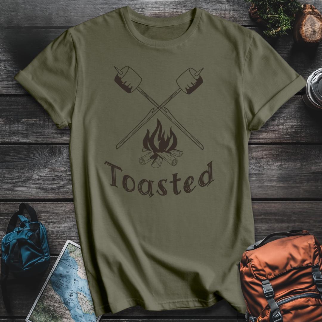 Printify T-Shirt Military Green / S Smores Toasted T-Shirt