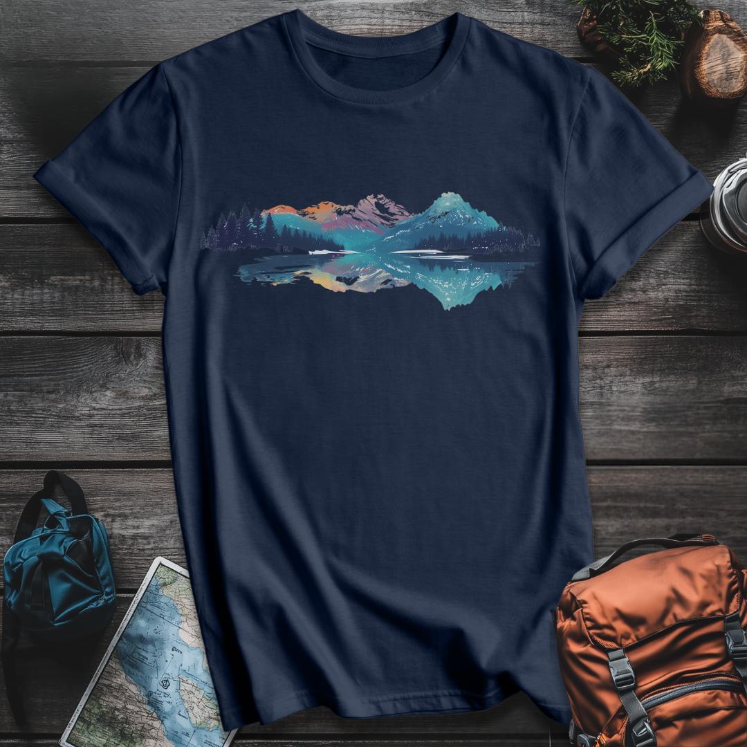 Colored Mountainscape T-Shirt