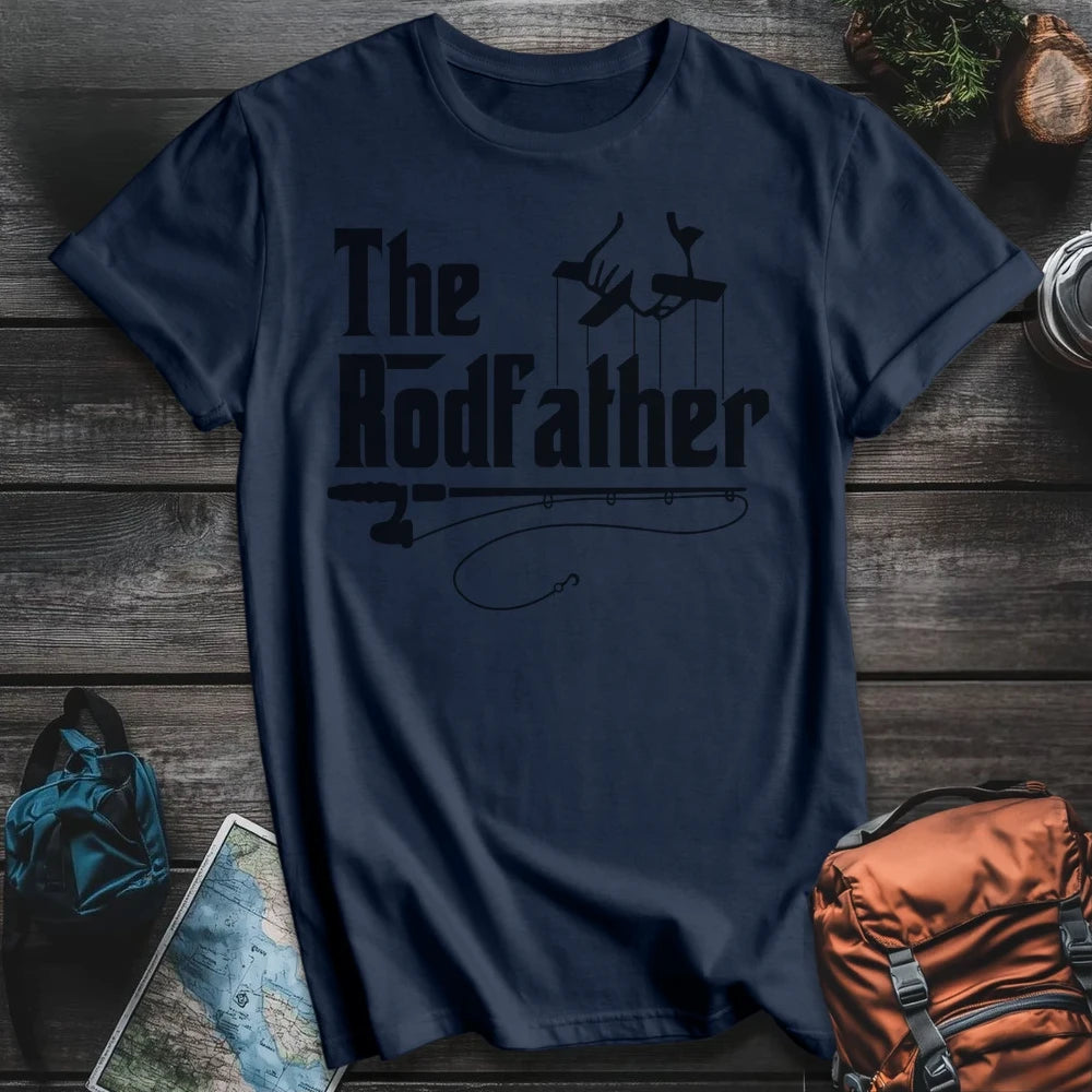 Printify T-Shirt Navy / S The Rodfather T-Shirt