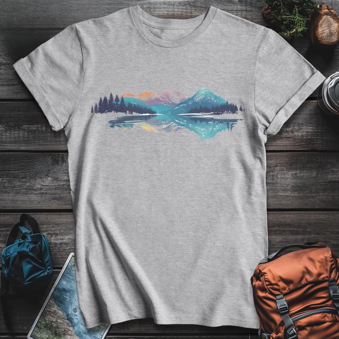 Colored Mountainscape T-Shirt