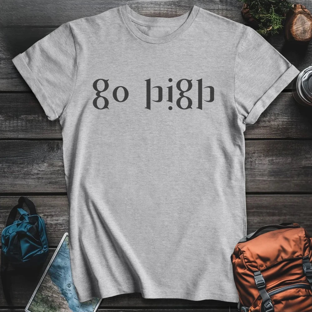 Printify T-Shirt Sport Grey / S Go High Ambigram T-Shirt