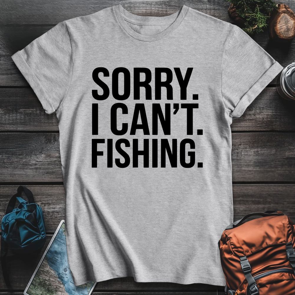 Printify T-Shirt Sport Grey / S Sorry Fishing T-Shirt