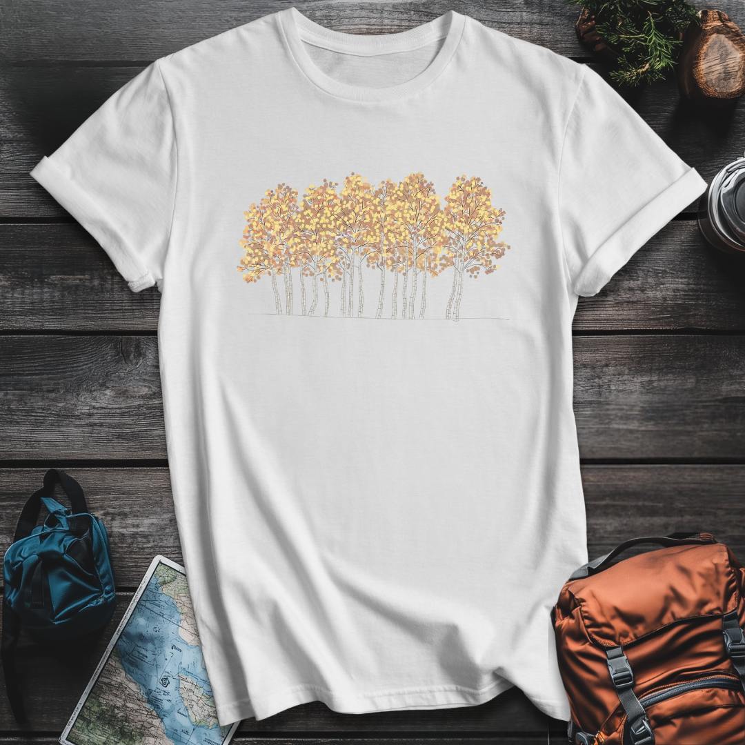 Printify T-Shirt White / S Autumn Blaze T-Shirt