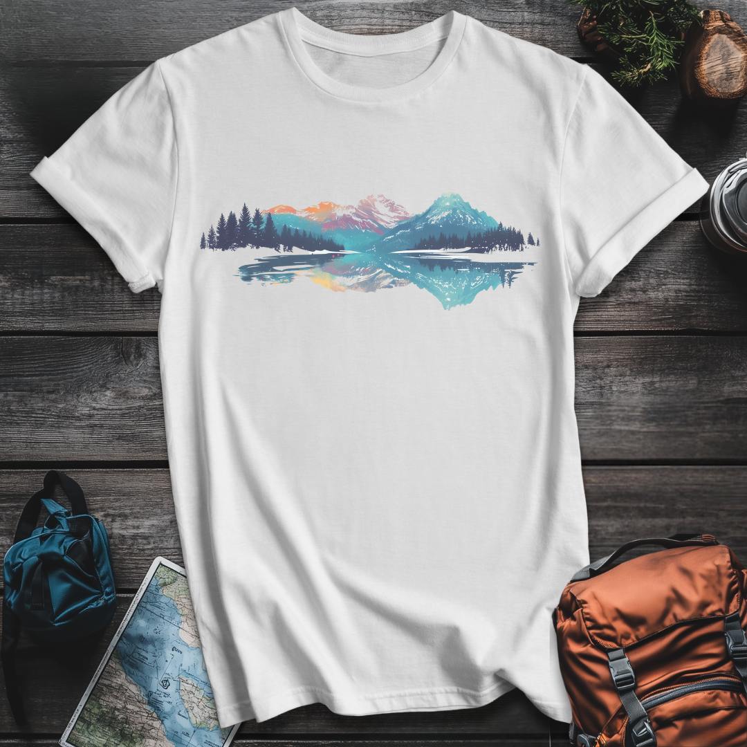 Colored Mountainscape T-Shirt