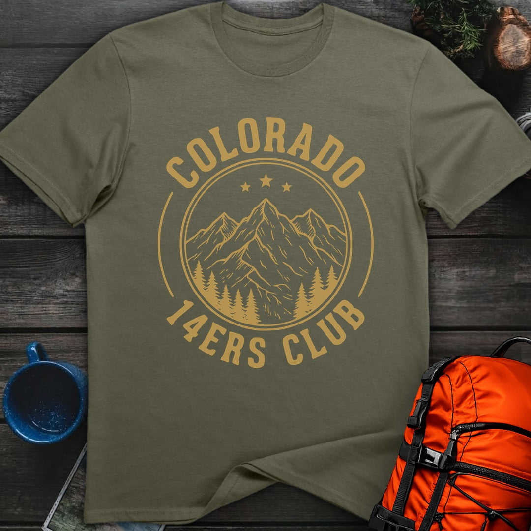 14ers Club - Military Green