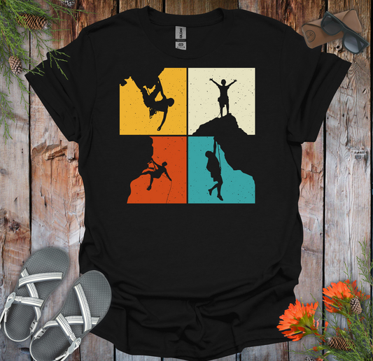 4 Climbers Colorful T-shirt