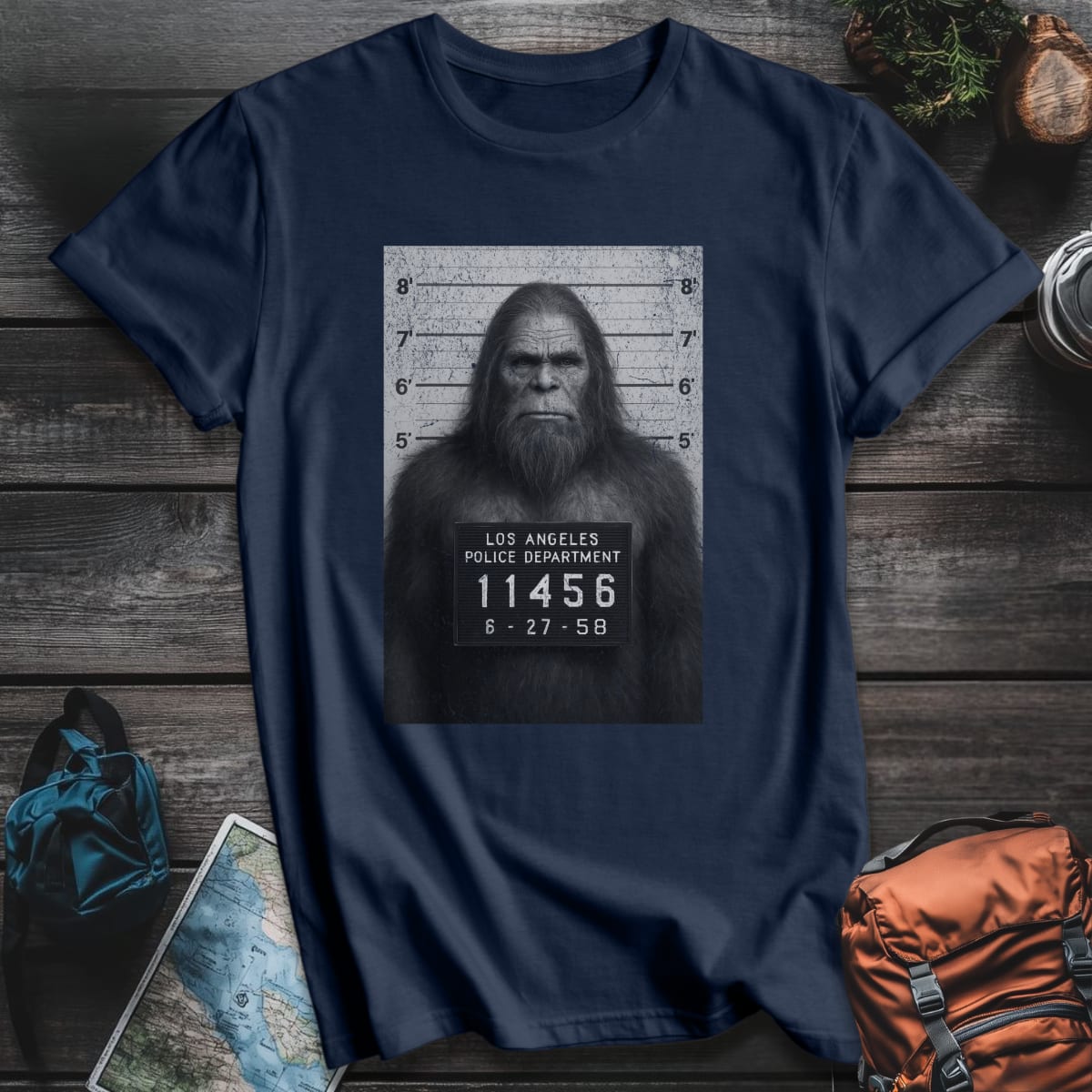 Mugshot Sasquatch T-Shirt
