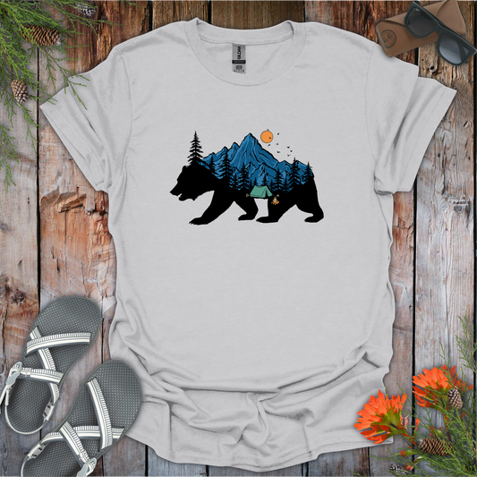 Bear Camp Scene T-Shirt