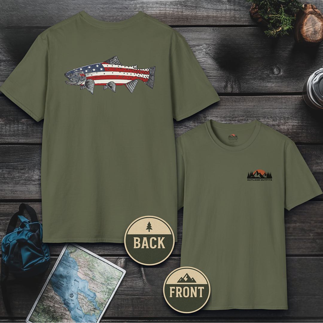 Patriot Trout T-Shirt - Outland Edition