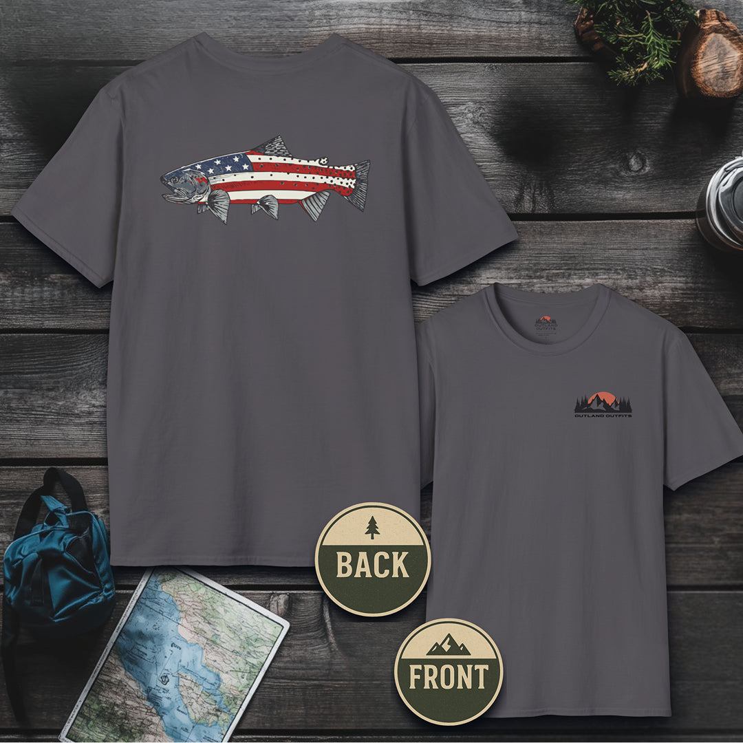 Patriot Trout T-Shirt - Outland Edition