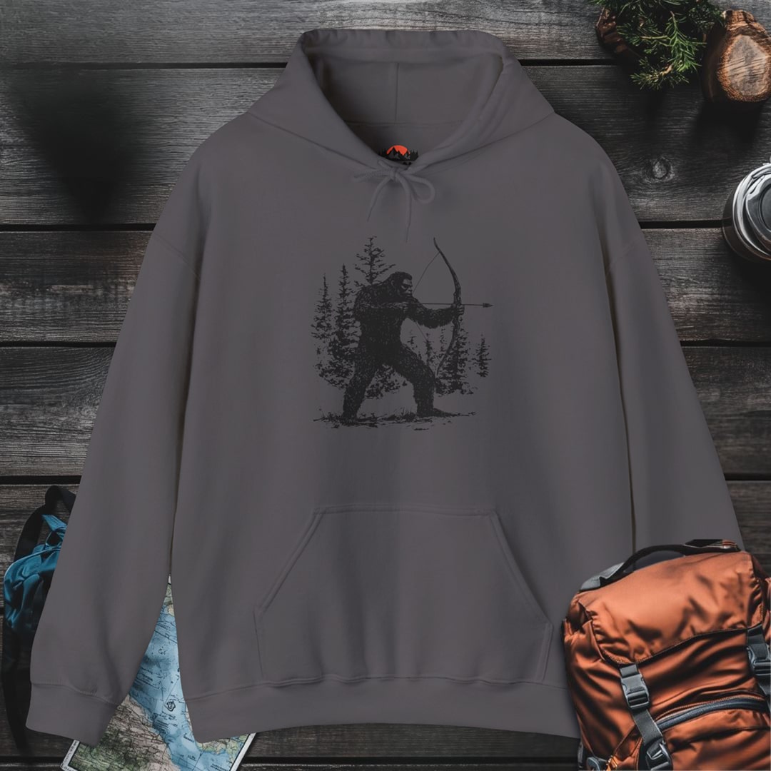 Bigfoot Bow Hunter Hoodie