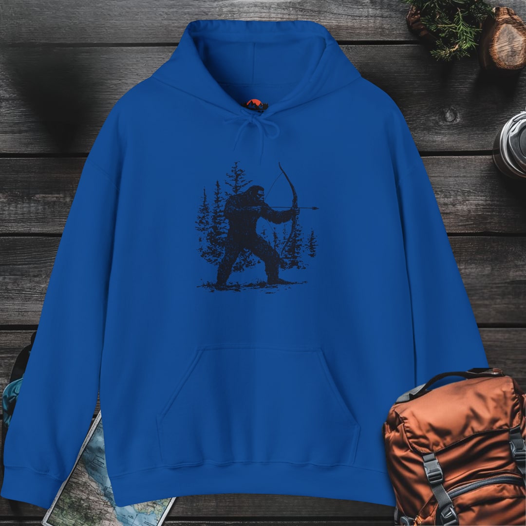 Bigfoot Bow Hunter Hoodie