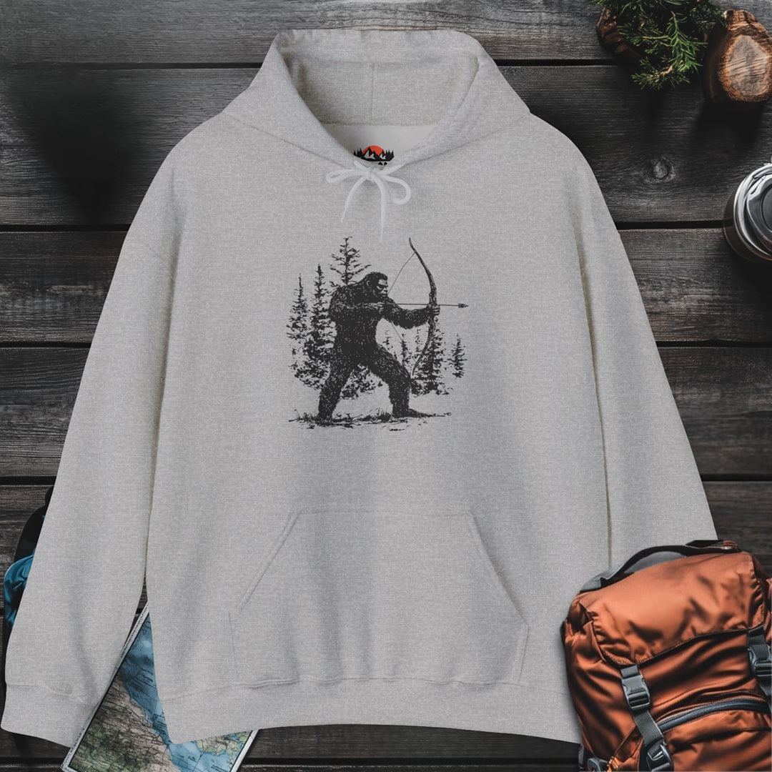 Bigfoot Bow Hunter Hoodie