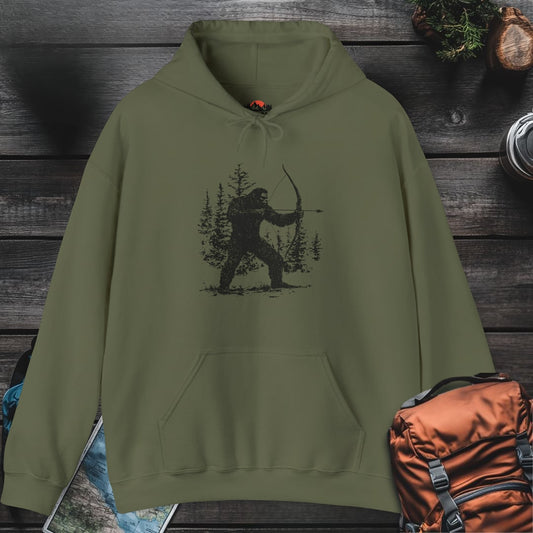 Bigfoot Bow Hunter Hoodie