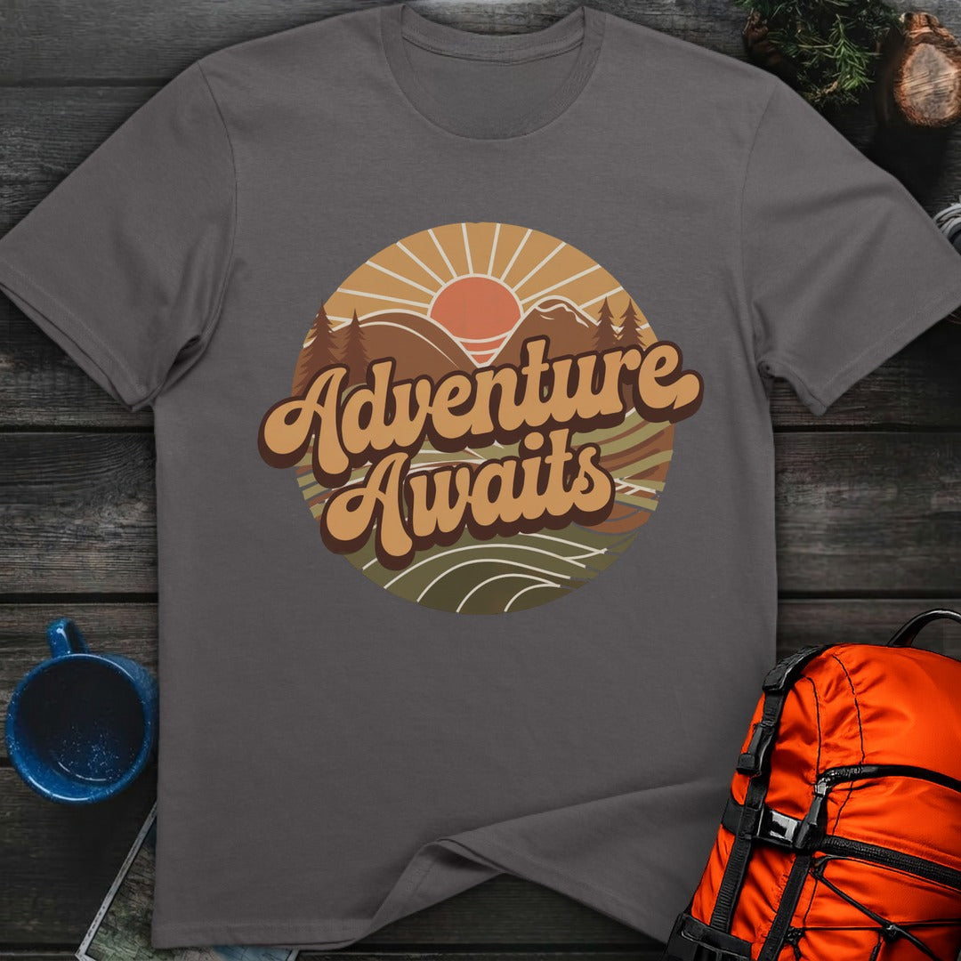 Adventure Awaits - Charcoal