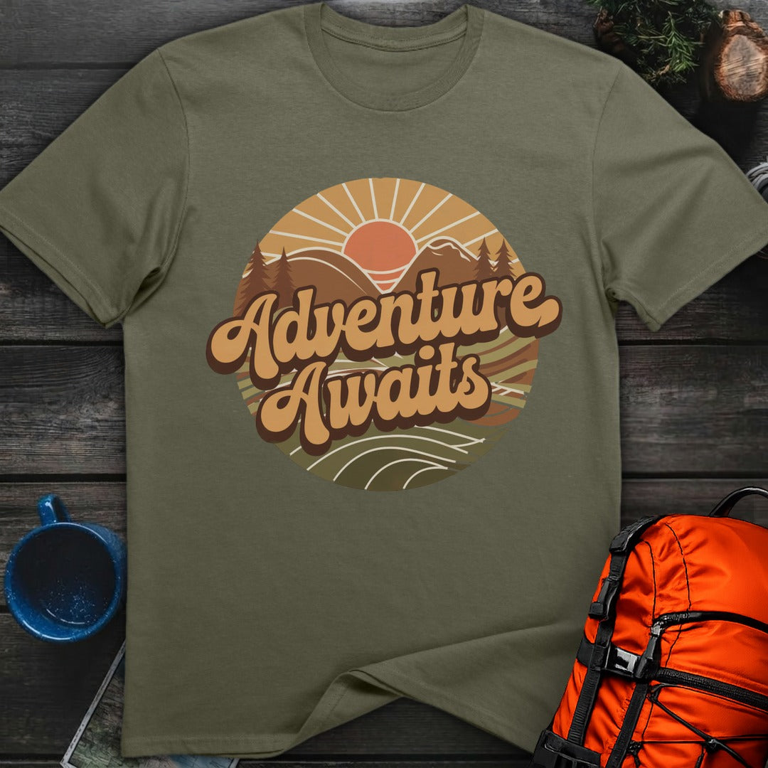 Adventure Awaits - Military Green