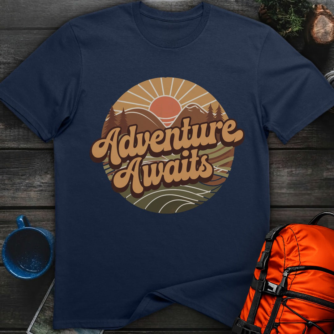 Adventure Awaits - Navy