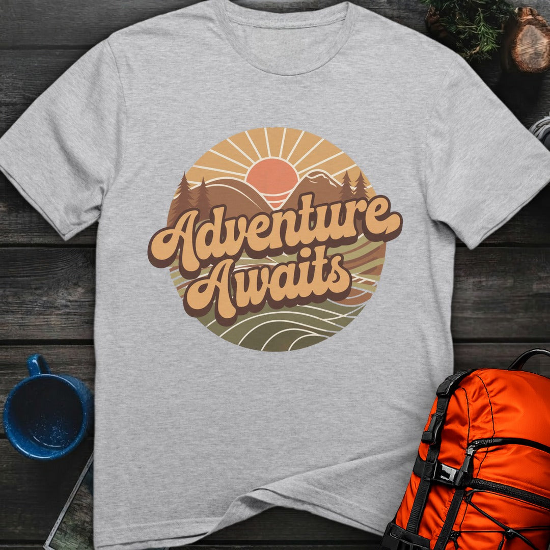 Adventure Awaits - Sport Grey