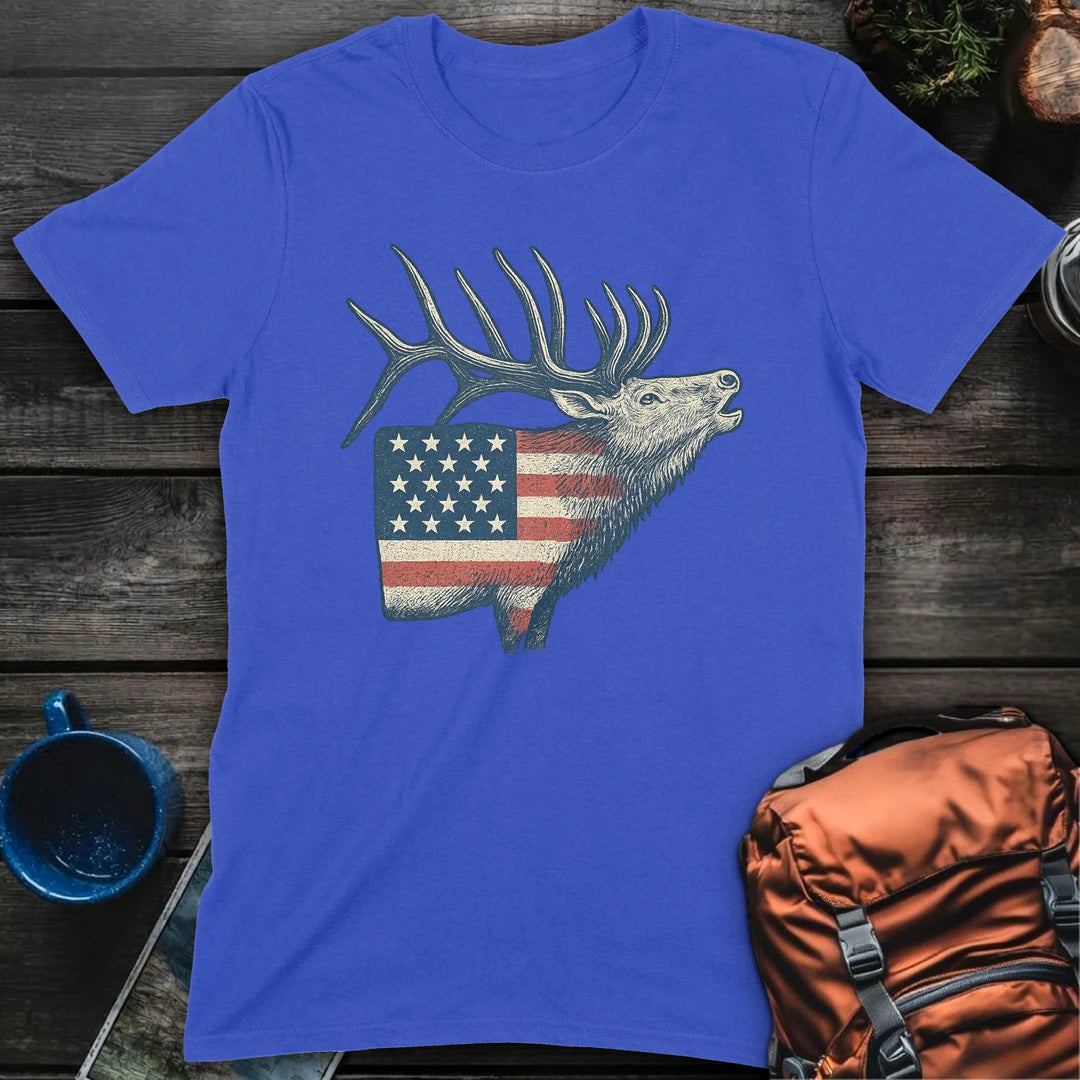 American Flag Elk - Royal