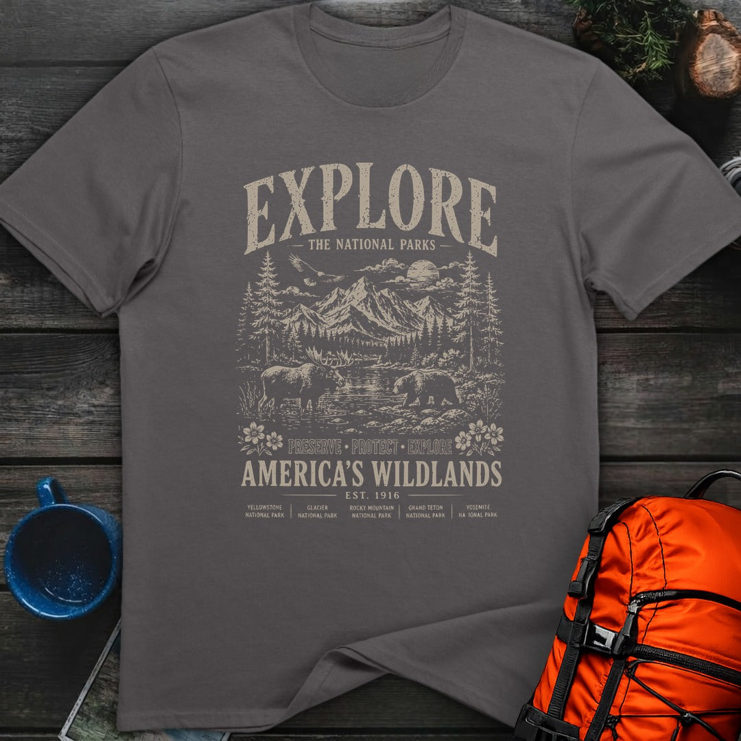 America's Wildlands - Charcoal
