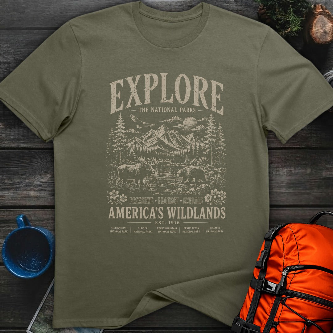 America's Wildlands - Military Green