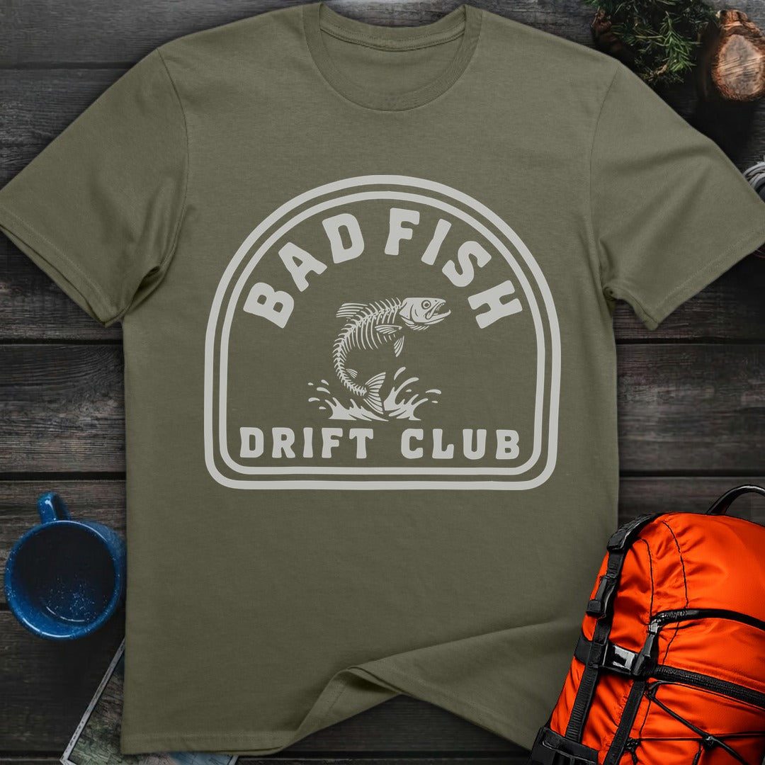Bad Fish Drift Club - Military Green